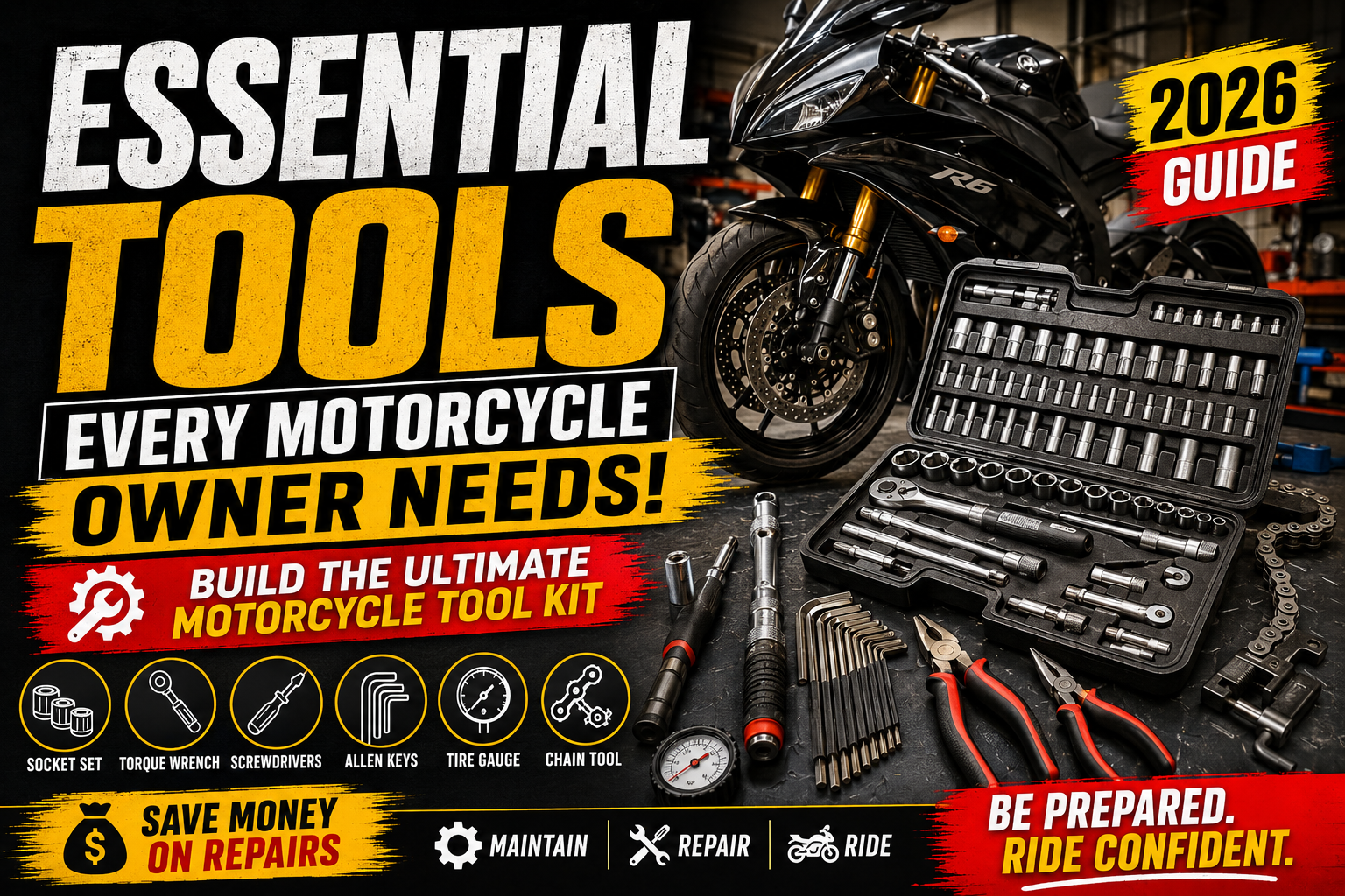 Essential Tools Every Motorcycle Owner Needs
